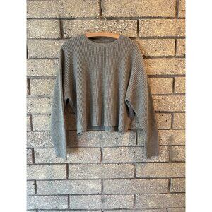 Organic by John Patrick Ribbed Cropped Sweater Sz XS